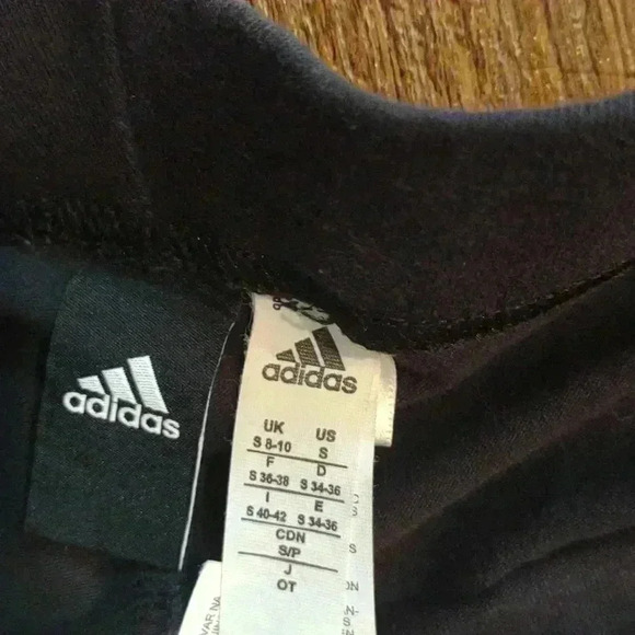 Adidas black leggings size small - Picture 2 of 5